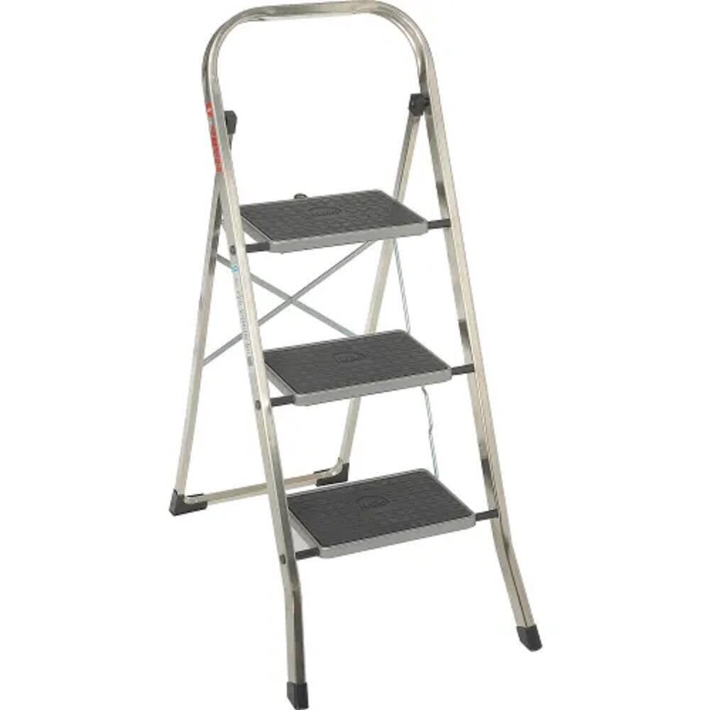 Hailo K30 3 Step Aluminum Folding Step Ladder 2161377